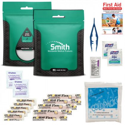 Imprinted First Aid Kit 2.0 - Green