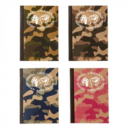 Promo Mini Camouflage Notebook - Color Options