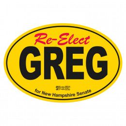 Bumper Stickers Yellow Oval Removable