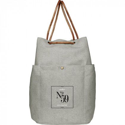 Custom Field & Co. Cotton Canvas Convertible Tote - Gray