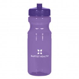 Poly-Clear Fitness 24 oz Bottle Promotional - Translucent Purple