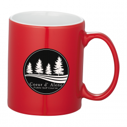 Bounty Ceramic Mug Logo Imprint - Red