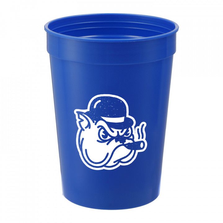 Logo Solid Stadium Cups (12 Oz.)