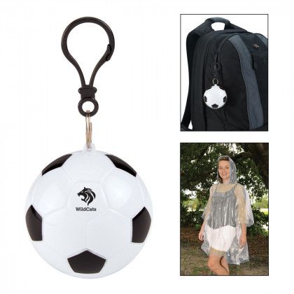 Printed Soccer Fanatic Poncho