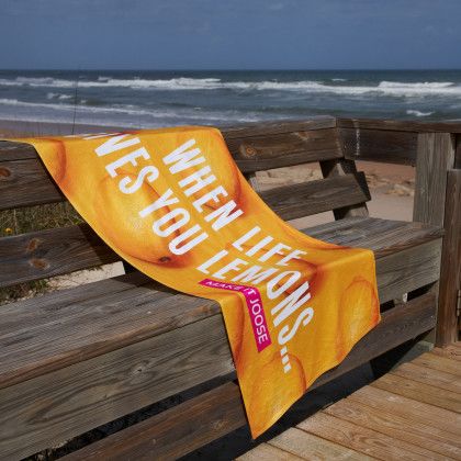 Customized Epicolor Premium Beach Towel  - Example 2