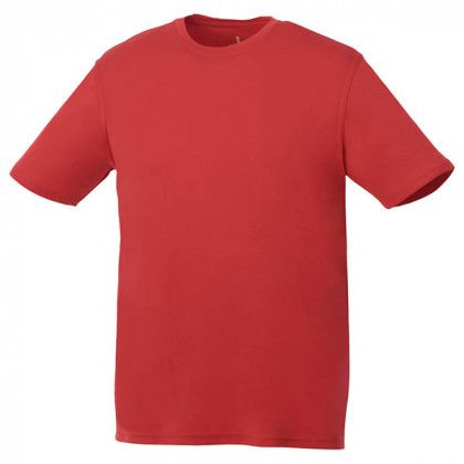 Custom Men's Omi Short Sleeve Tech Tee - Team red Custom Men's Omi Short Sleeve Tech Tee - Team red