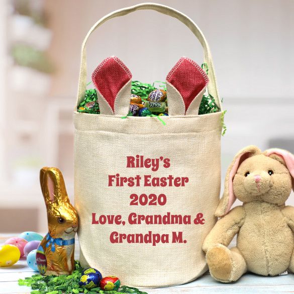 Design Your Own Easter Basket | Personalized Easter Basket with Words