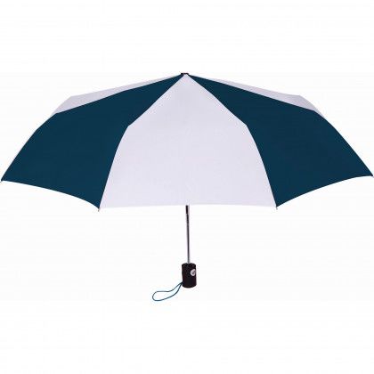 Promotional Automatic Open and Close Umbrella - Navy-White