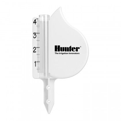 Printed Logo Rain Gauge - White