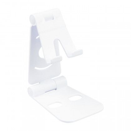 Custom Logo Desktop Phone Stand -White