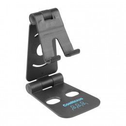 Custom Logo Desktop Phone Stand - Black