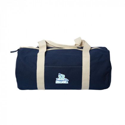 Promotional Endenderry Cotton Duffle Bag - Navy blue