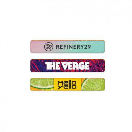 Custom Logo Square Corner Touch Up Emery Board  - examples