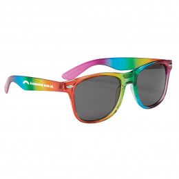 Custom Printed Rainbow Malibu Sunglasses