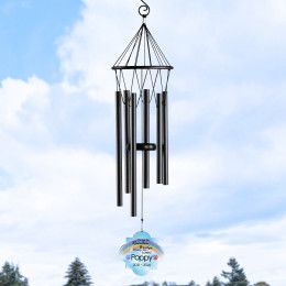 Rainbow Bridge Personalized Pet Memorial Wind Chimes