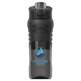 Charcoal Under Armour 24 Oz. Draft Grip Bottle | Logo Under Armour Sport Bottles