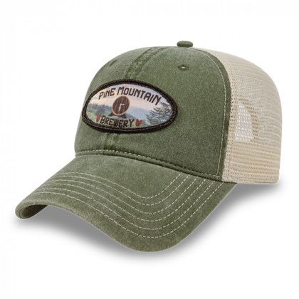 Custom Sublimated Patch Washed Trucker Cap