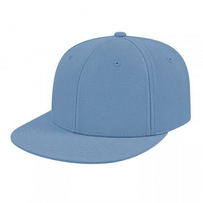 Columbia Blue Custom Embroidered Applique Flexfit Wool Blend Performance Cap