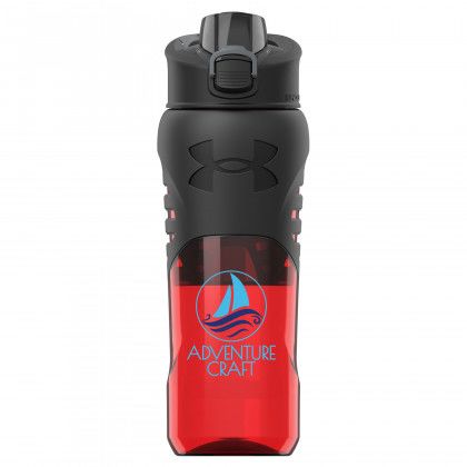 Red Under Armour 24 Oz. Draft Grip Bottle | Logo Under Armour Sport Bottles