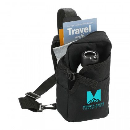 Promotional Logo Hydration Sling - Interior storage
