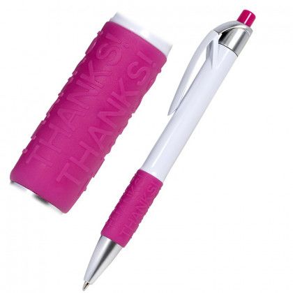 Custom Thank You Pen - Pink