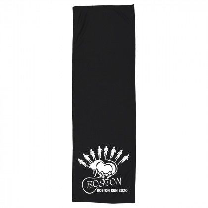 Printed Denali Rainier Large Cooling Towel - Black Printed Denali Rainier Large Cooling Towel - Black