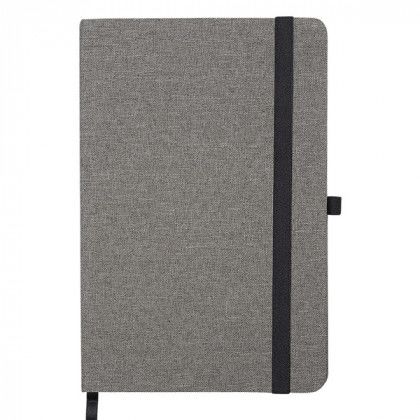 Custom Bound Strand Snow Canvas Journal Gray