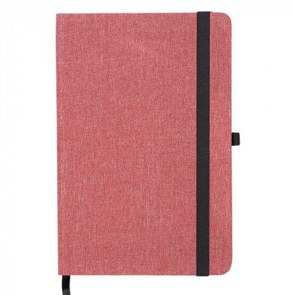 Custom Bound Strand Snow Canvas Journal Red