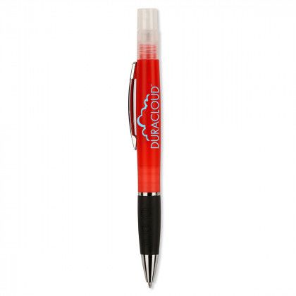 Customized 2-in-1 Pen with Hand Sanitizer Red