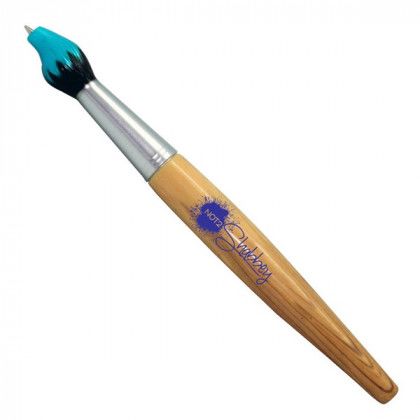 Blue Creative Paint Brush Pen Custom Logo