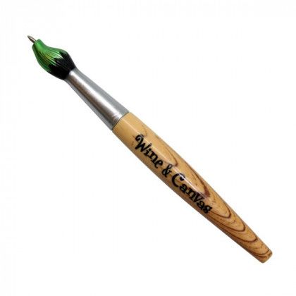 Green Creative Paint Brush Pen Custom Logo