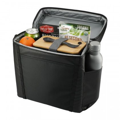 Printed NBN Recycled Outdoor 15 Can Cooler - main compartment storage
