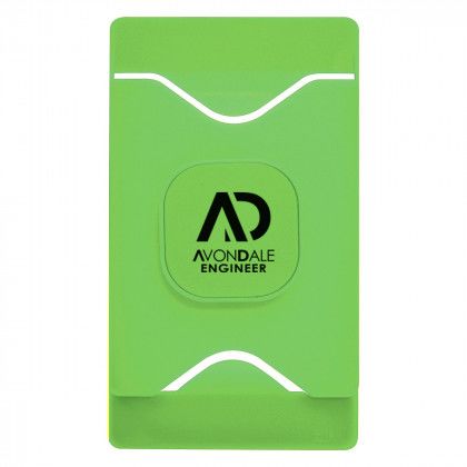 Custom Alliance Phone Stand & Wallet - Lime Green