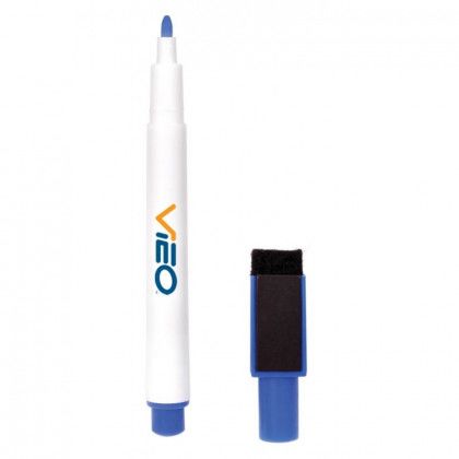 Mini St. Kitts White Board Marker Imprinted - Blue