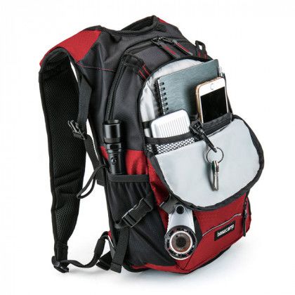 Custom Hiking Backpacks | Custom PEVA Insulated Hydration Packs | Promotional 2 Liter Hydration Packs - In Use