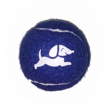 Logo Pet Fetch Toy Tennis Ball - Blue