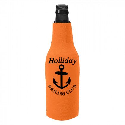 Orange Bottle Buddy | Custom Logo Bottle Koozies