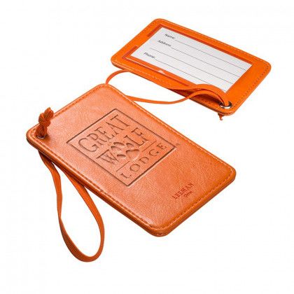 Customized Venezia Luggage Tag- Orange