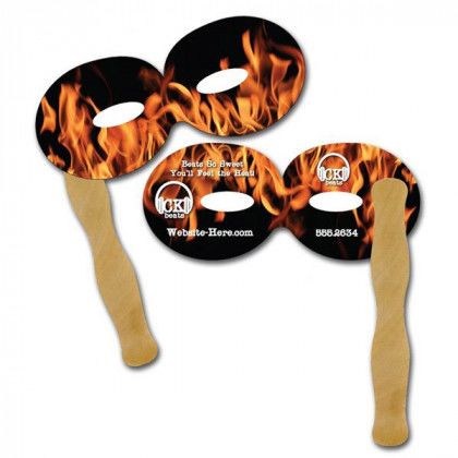 Full Color Round Party Mask