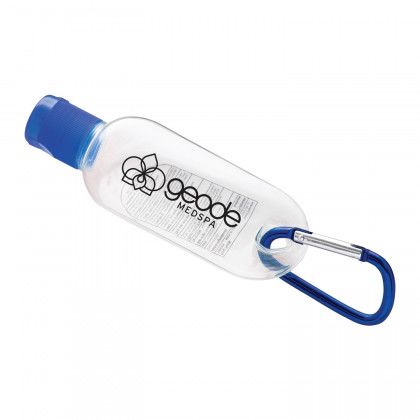 Promotional Clip N Go Hand Sanitizer Royal Cap - 1 oz