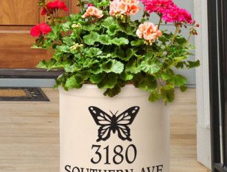 Personalized Crocks and Planters