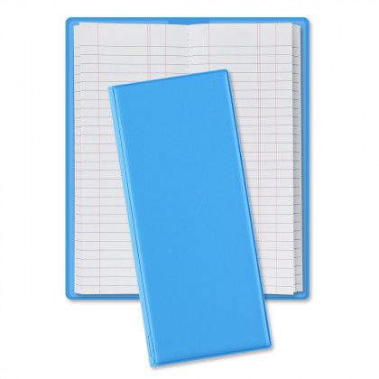 Logo Imprinted Original Tally Book - Bright blue