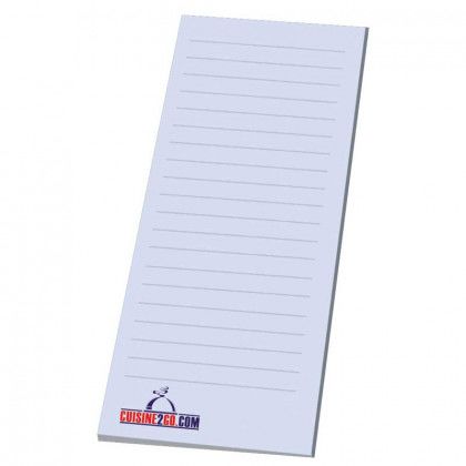 3" x 9" Non-Adhesive Scratch Pad - 50 Sheet Pad Promotional Custom Imprinted