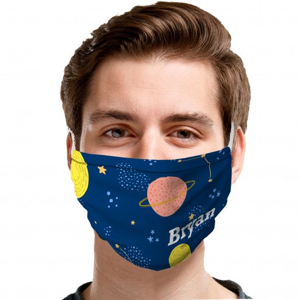 Outer Space Personalized Face Cover | Custom Face Cover | Personalized Accessories