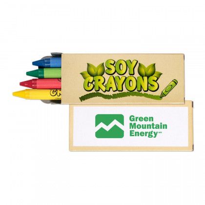 Custom Logo Soy Crayons - 4 Pack