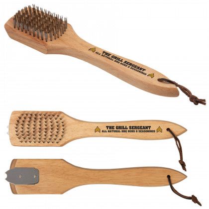 Printed Logo Grill Brush 