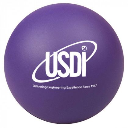Purple Round Stress Ball