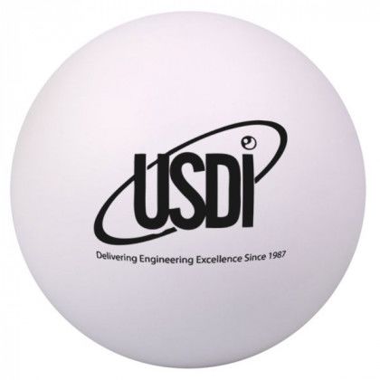 White Round Stress Ball