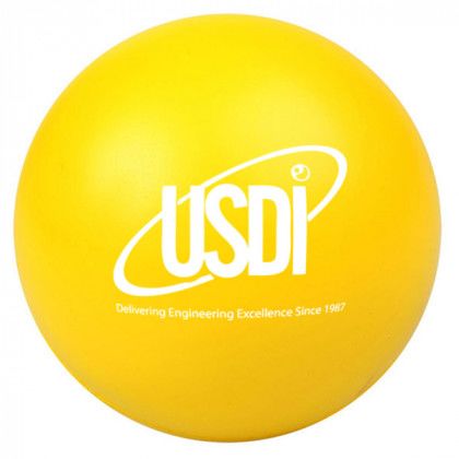 Yellow Round Stress Ball