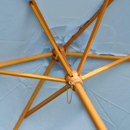 Promotional Wood Market Umbrella 7 ft. Ribs